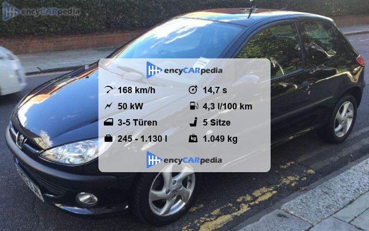 Peugeot 206 Technische Daten