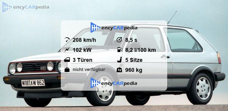 Golf 2 Gti 16v Technische Daten