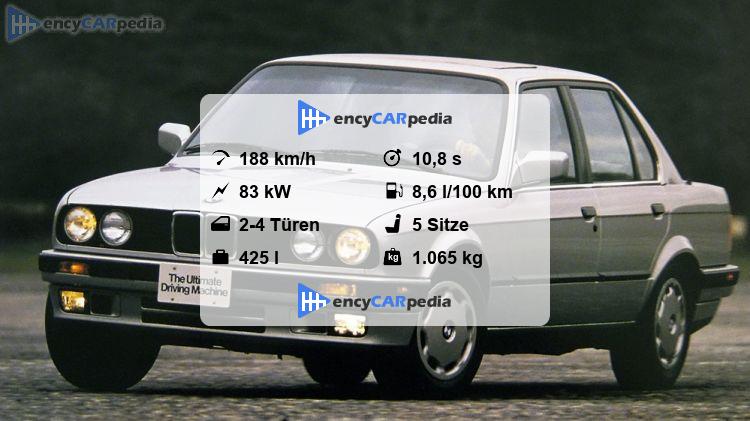 Bmw 318i E30 Technische Daten