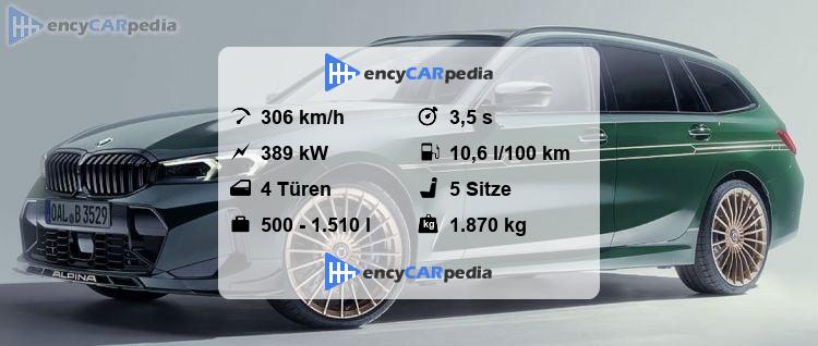 Alpina B3 GT Touring AWD (G21) Technische Daten (2024-jetzig), Leistung ...