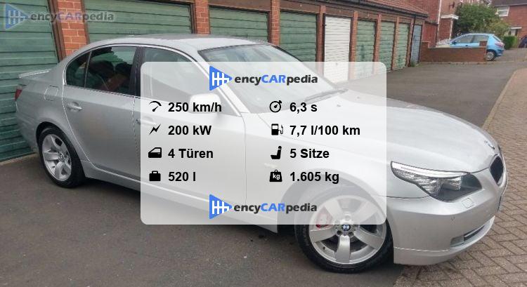 Technische Daten Bmw E60 530i