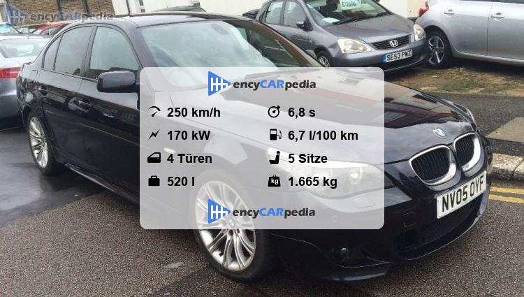 Technische Daten Bmw E60 530d