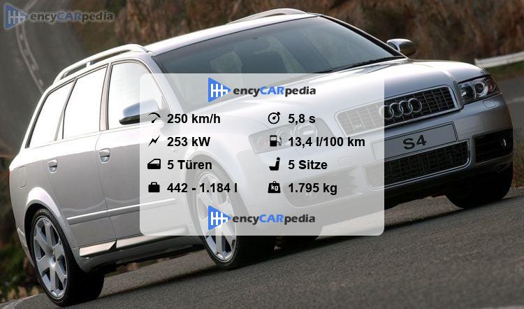 Technische Daten Audi S4