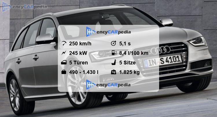 Technische Daten Audi S4