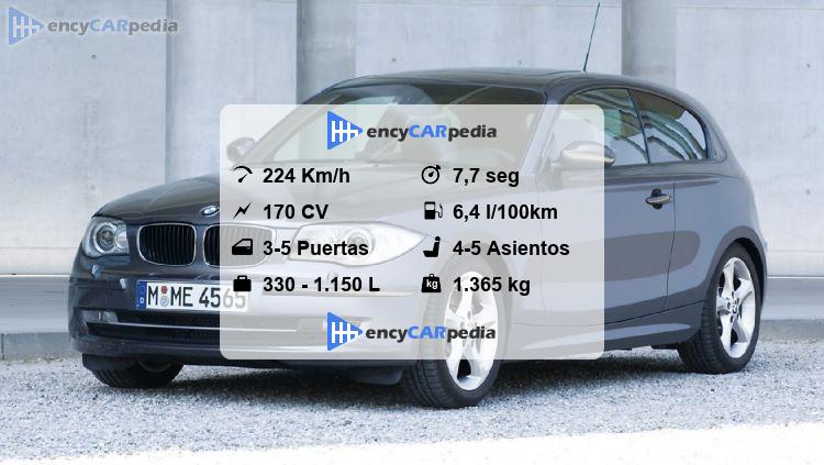 BMW 120i (E81) Ficha Técnicas (2007-2011), rendimiento, dimensiones ...