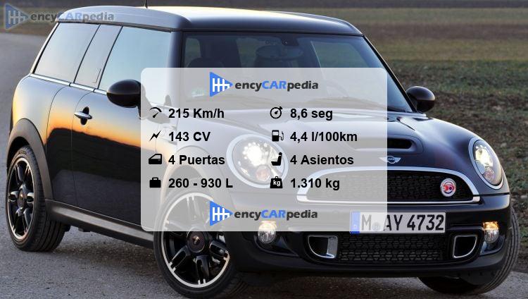 Mini Cooper SD Clubman (R55) Ficha Técnicas (2011-2014), rendimiento ...