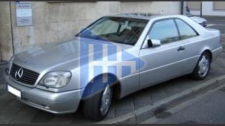 Mercedes 600 SEC C140 Noir 1992 – Cult Models – 1/18 – Résine – Prévente