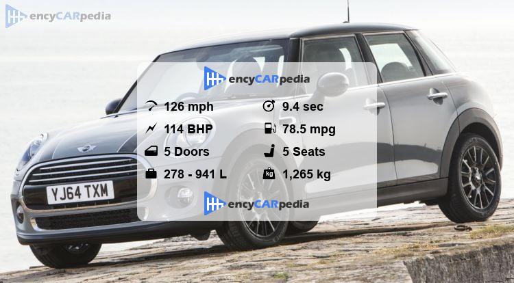 Mini Cooper D 5-Door (F55) specs (2014-2018), performance, dimensions ...