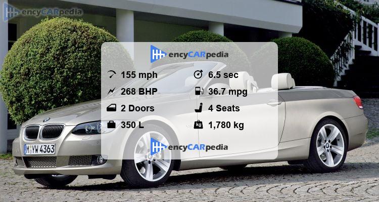 BMW 330i Cabrio (E93) specs (2007-2014), performance, dimensions ...