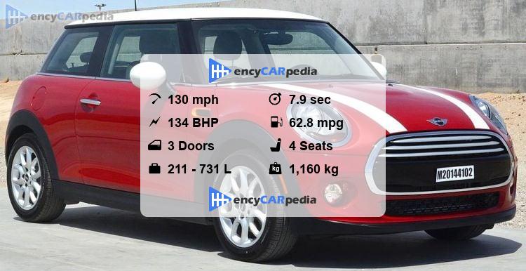 Mini Cooper 3-Door (F56) specs (2014-2018), performance, dimensions ...