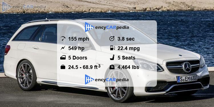 Mercedes E 63 AMG Wagon 4MATIC (S212) specs (2013-2016
